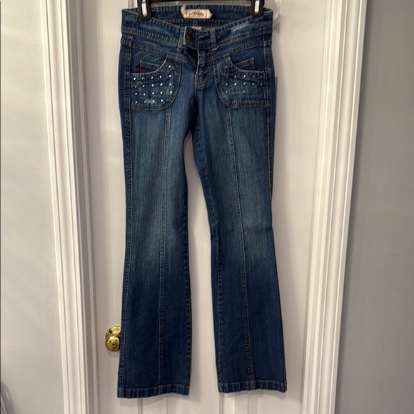 Z. Cavaricci Blue Boot Cut Jeans with Classic Design - Picture 7 of 7